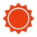 ロゴ Accuweather 記号アイコン。