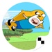 ロゴ Adventure Time Raider 記号アイコン。