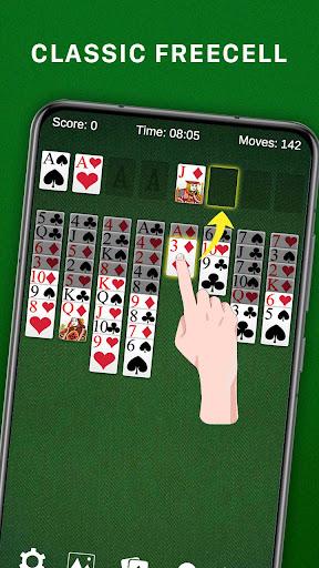 Image 4Aged Freecell Solitaire Icône de signe.