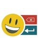presto Ai Type Emoji Keyboard Plugin Icona del segno.