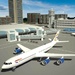 Le logo Airplane Flight Simulator Icône de signe.