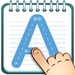 Le logo Alphabet Writing Icône de signe.