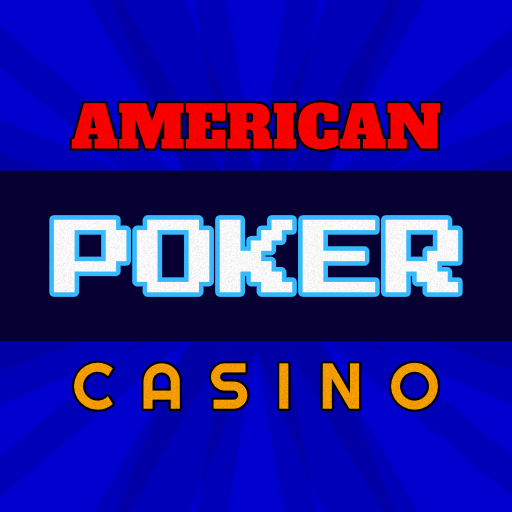 商标 American Poker 90 S Casino 签名图标。