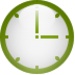 Le logo Analog Clock Widget Plussize 7 Icône de signe.