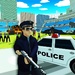Le logo Angry Cop 3d City Frenzy Icône de signe.