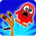 Le logo Angry Parrots Slingshot Game Icône de signe.