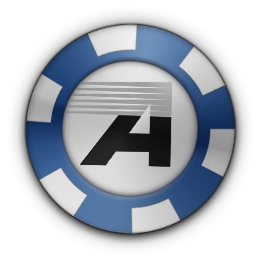 Le logo Appeak Poker Texas Holdem Icône de signe.