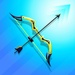 Le logo Archer Hero 3d Icône de signe.