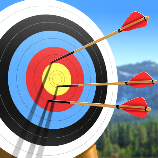Le logo Archery Battle 3d Icône de signe.