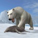 Logotipo Arctic Bear Icono de signo