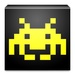 Le logo Ascii Space Invaders Icône de signe.