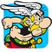 ロゴ Asterix Megaslap 記号アイコン。
