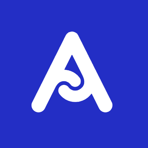 ロゴ Atlant VPN 記号アイコン。