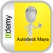 商标 Autodesk Maya Tutorials 签名图标。