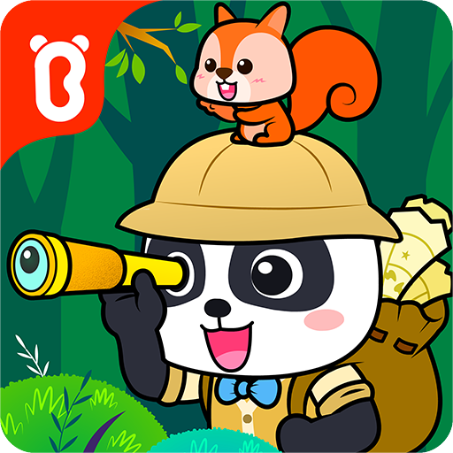 Logotipo Aventura Na Floresta Do Pequeno Panda Icono de signo