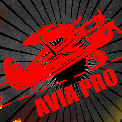 Le logo Avia Pro Icône de signe.