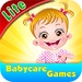 Le logo Baby Hazel Baby Care Games Icône de signe.