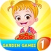 Le logo Baby Hazel Gardening Games Icône de signe.