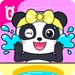 Le logo Baby Panda Care Daily Habits Icône de signe.