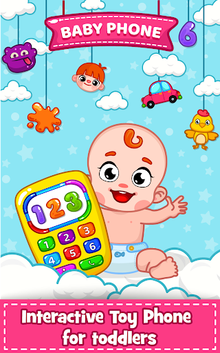 画像 0Baby Phone For Toddlers Numbers Animals Music 記号アイコン。