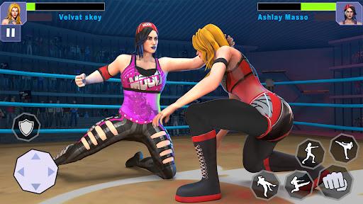 Image 2Bad Girls Wrestling Game Icône de signe.