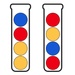 Le logo Ball Sort Puzzle Icône de signe.