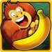 Le logo Banana Kong Icône de signe.