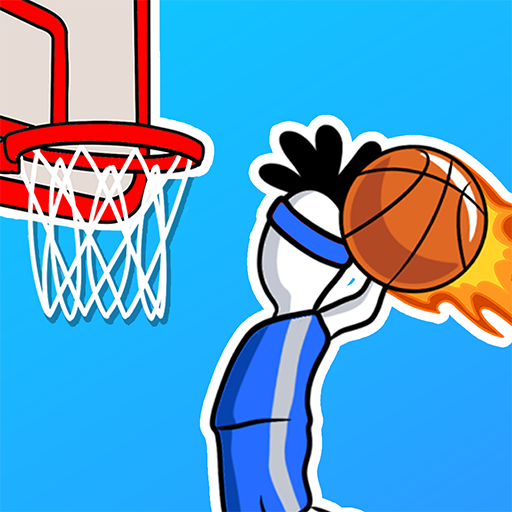 Le logo Basket Attack Icône de signe.