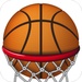 Le logo Basketball Sniper Icône de signe.
