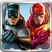Le logo Batman And The Flash Hero Run Icône de signe.
