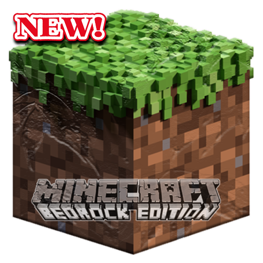 ロゴ Bedrock Minecraft Mod Master 記号アイコン。