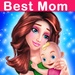 Le logo Best Mom In The Entire World Icône de signe.