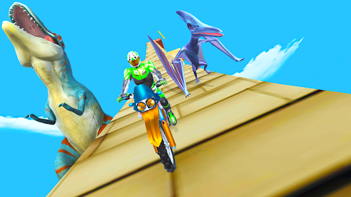 Image 0Bike Stunt Race 3d Icône de signe.