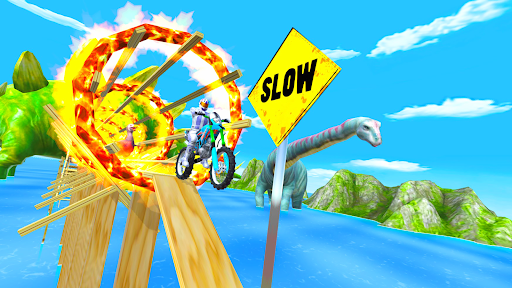 Image 5Bike Stunt Race 3d Icône de signe.