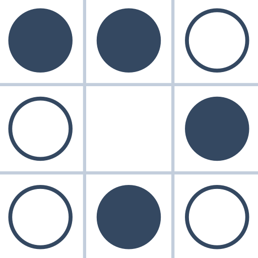 Logotipo Binary Dots Logic Puzzle Icono de signo