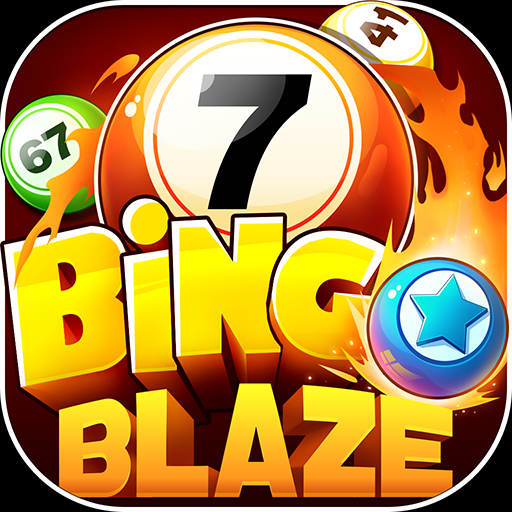 商标 Bingo Blaze Bingo Games 签名图标。