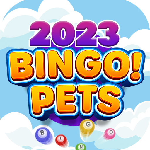ロゴ Bingo Pets 2022 Offline Jogos 記号アイコン。