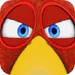 Le logo Bird Run Fly And Jump Angry Race Icône de signe.