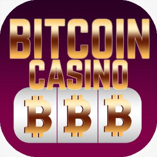 Logotipo Bitcoin Casino Icono de signo