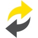 Le logo Bitcoin Exchanger No Fees Icône de signe.