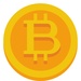 Le logo Bitcoin Reward Faucet Icône de signe.