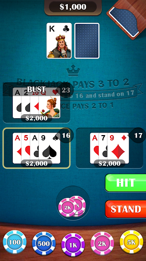 छवि 4Blackjack 21 Casino Card Game चिह्न पर हस्ताक्षर करें।