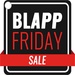 Logotipo Blapp Friday Black Friday Deals Icono de signo