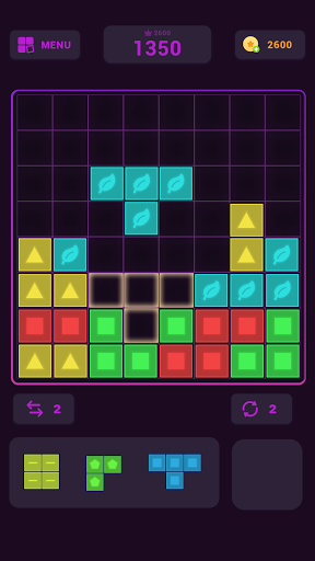 Image 2Block Puzzle Jogos De Puzzle Icône de signe.