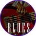 ロゴ Blues Music Radio Full Free 記号アイコン。