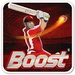 Le logo Boost Power Cricket Icône de signe.
