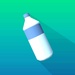 ロゴ Bottle Flip 3d 記号アイコン。
