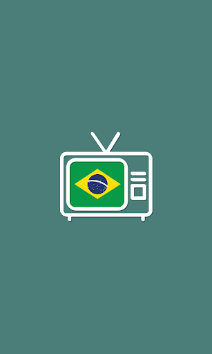 商标 Brasil TV ao vivo Aberta 签名图标。