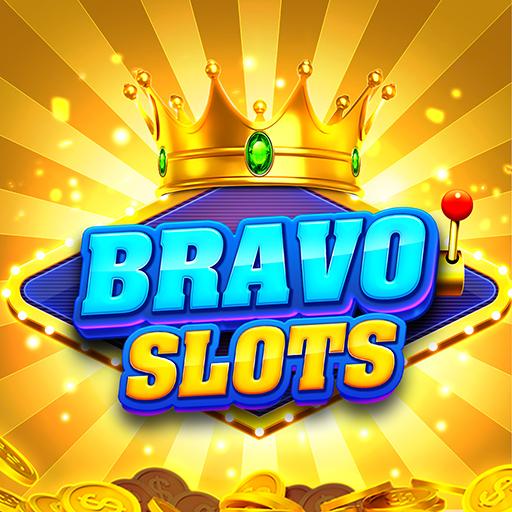 Logotipo Bravo Classic Slots 777 Casino Icono de signo
