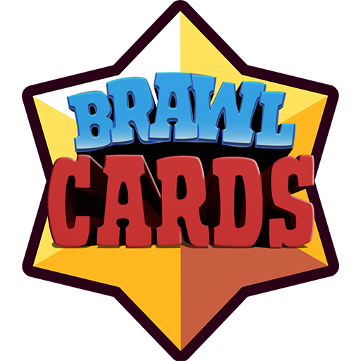 Le logo Brawl Cards Card Maker Icône de signe.